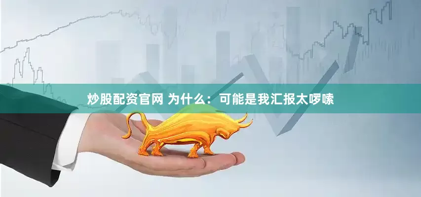 炒股配资官网 为什么：可能是我汇报太啰嗦